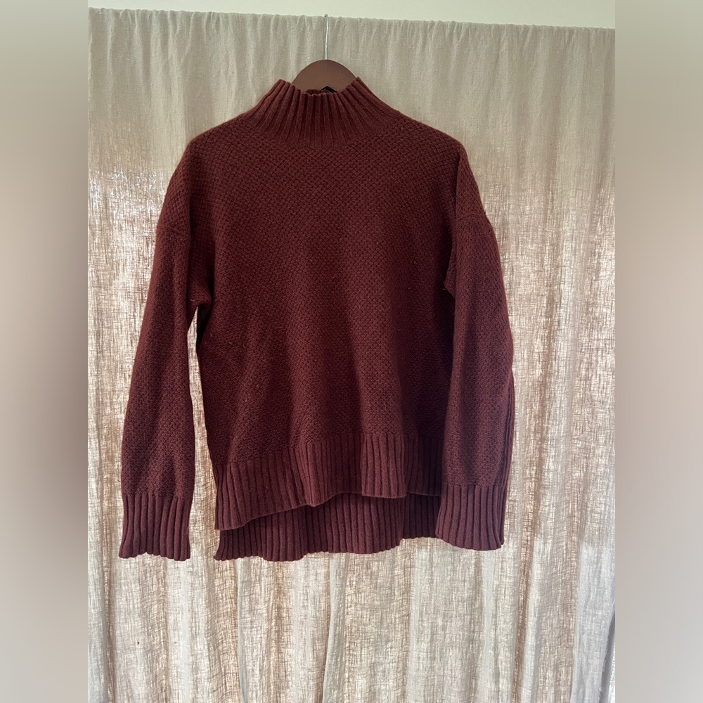 Everlane Cashmere Stroopwafel Turtleneck Sweater M